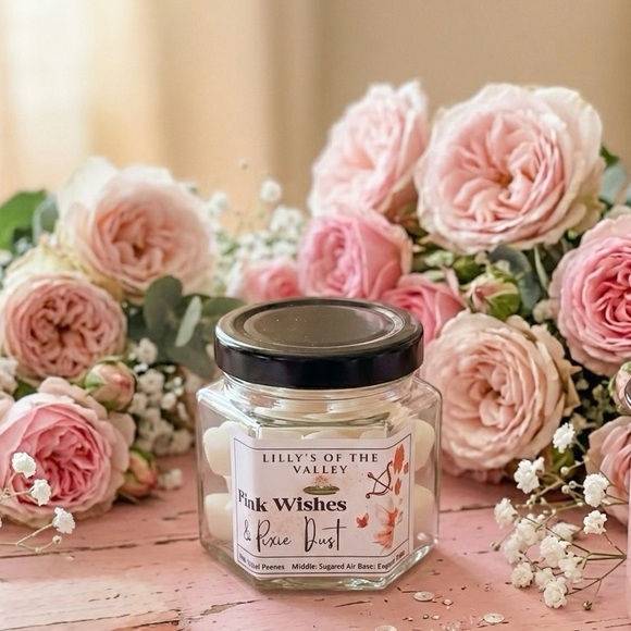 Pink Wishes & Pixie Dust Heart Shaped Wax Melts - Picture 4 of 5